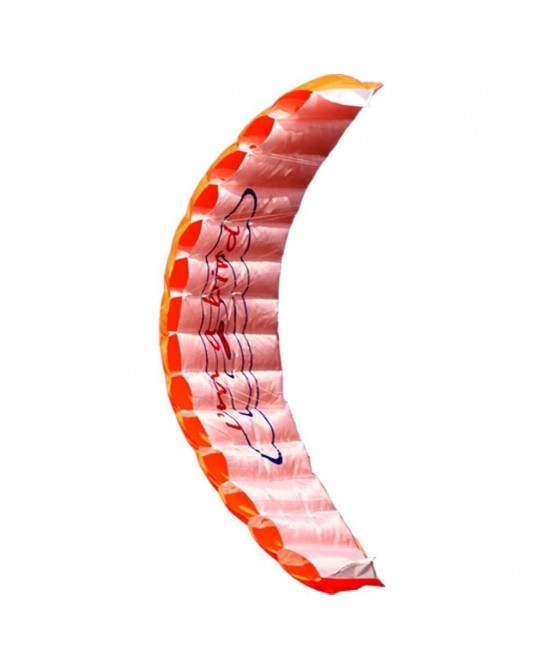 New 1.4m Power Kite Outdoor Fun Toys Parafoil Parachute Dual Line Surfing Orange $33.82 Kites & Wind Spinners