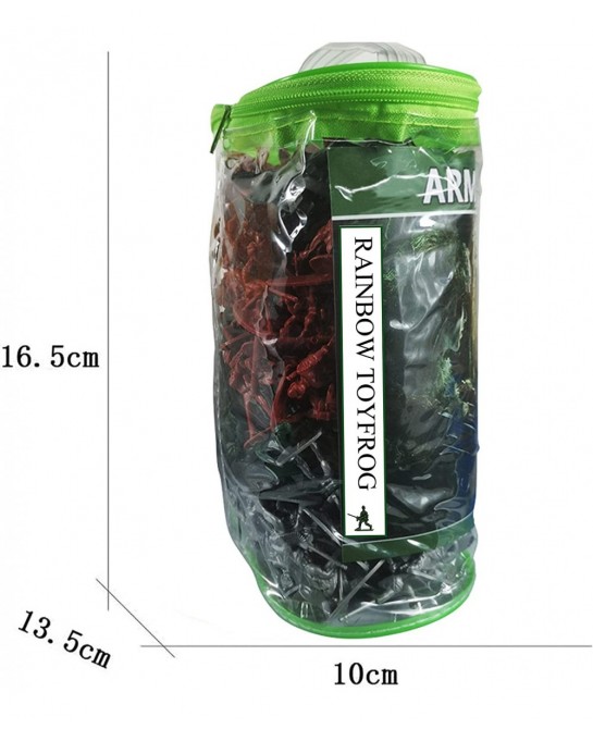 Army Men Play Bucket-Soldiers of WWII-Over 300 Piece Set $19.94 Action Figures