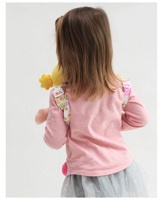 Patchwork Pink Doll Front Carrier with Straps $22.94 Doll Accessories