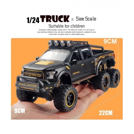 Pickup Toy Trucks for Boys F150 Alloy Toy Trucks with Sound and Light Pull Back Pickup Toys for Gifts Ornaments Collection $4...