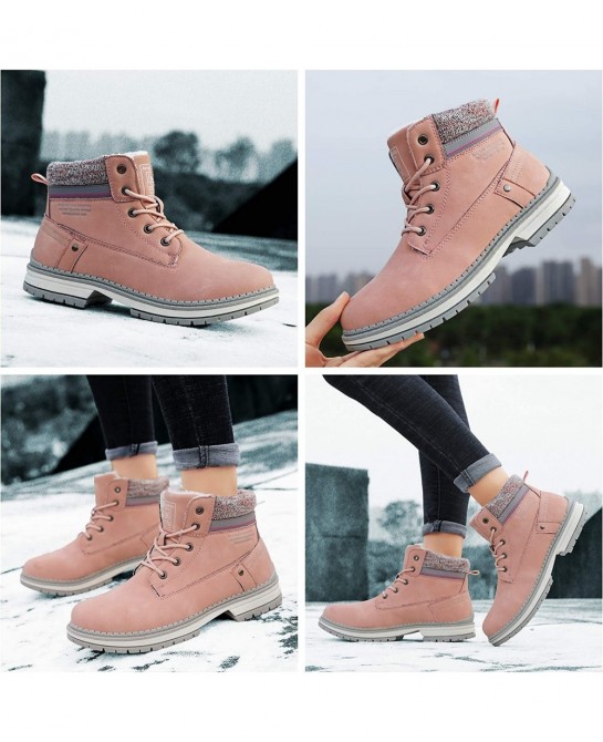 Womens Hiking Boots Anti-slip Snow Boots Water Resistant Warm Winter Shoes for Work Outdoor $51.86 Kids' Party Decorations