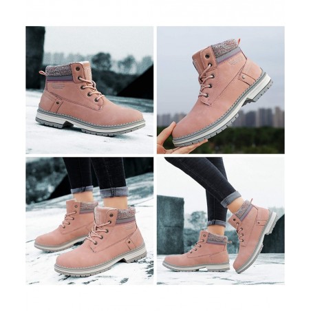 Womens Hiking Boots Anti-slip Snow Boots Water Resistant Warm Winter Shoes for Work Outdoor $51.86 Kids' Party Decorations
