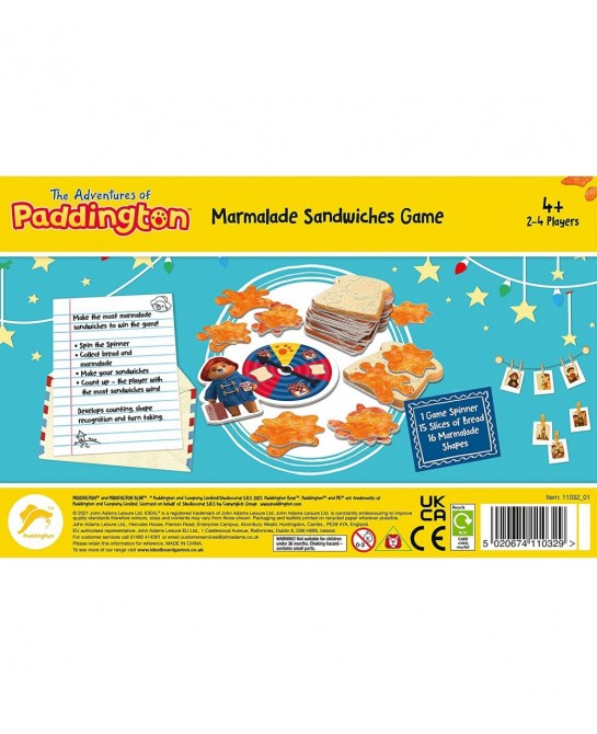 Ideal | Paddington Bear - Marmalade Sandwiches Game! | Kids Games | The Adventures of Paddington Bear | for 2-4 Players | Age...