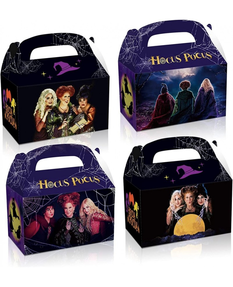 12Pcs Hocus Witch Pocus Birthday Party Supplies Kids Party Treat Boxes Candy Gift Bags Party Favors for Halloween Theme Party...