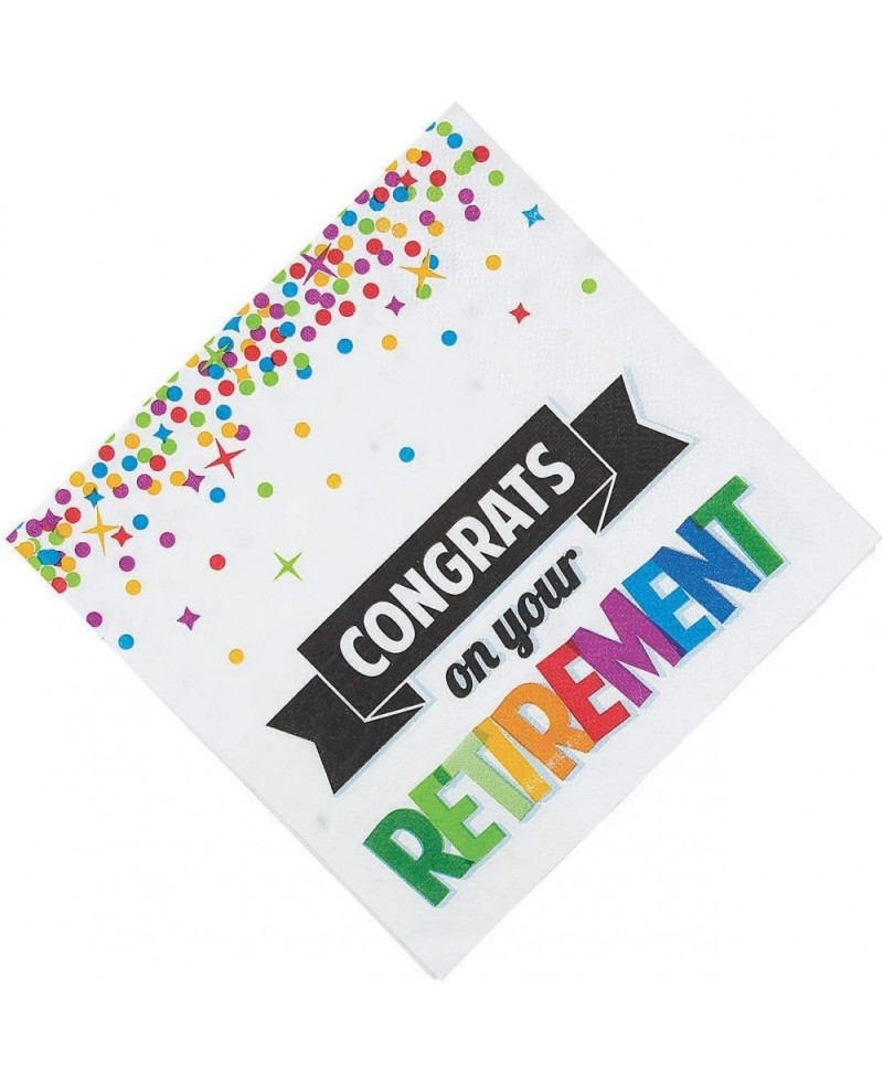 Retirement Luncheon Paper Napkins - Party Supplies - 16 Pieces $17.76 Kids' Party Tableware