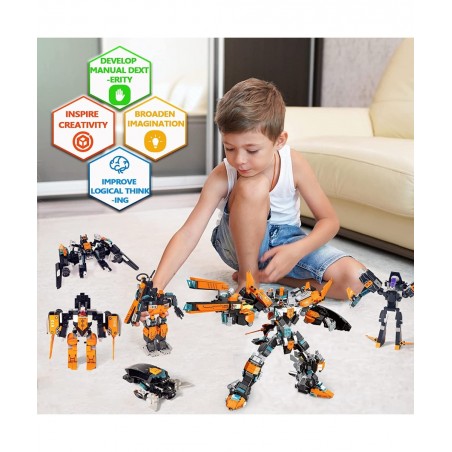 STEM Robot Toy Building Sets 10-in-1 Robotics Toys for Boys Ages 8-14 Years Old Educational Kit Gifts for Teens and Adult (99...