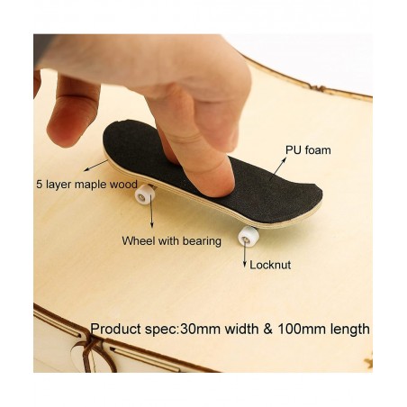 Fingerboard Deck Mini Finger Skateboards Pro Fingerboards Finger Boards Set Finger Boards 1pack 30mm*100mm $37.90 Finger Toys