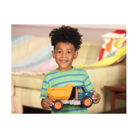 Dump Truck with Working Movable Parts and 1 Driver – Construction Vehicle Toy Trucks for Toddlers 18m+ $21.42 Kids' Play Trucks