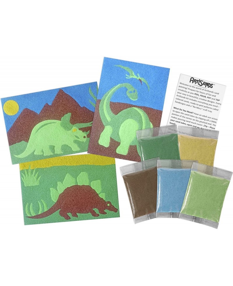 Dinosaurs Sand Painting Craft Kit Multiple (9202) $21.64 Craft Kits