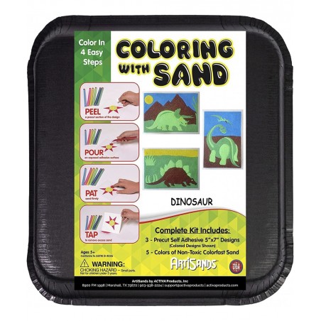 Dinosaurs Sand Painting Craft Kit Multiple (9202) $21.64 Craft Kits