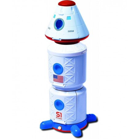 Space Playset - Toy Space Station & Space Capsule with Lights and Sound & 2 Astronaut Figurine Toys for Boys and Girls $72.49...