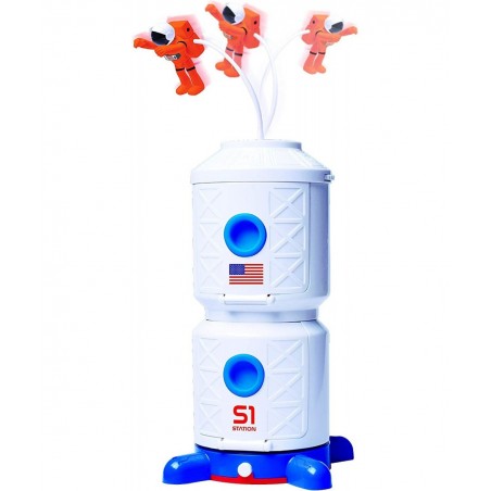 Space Playset - Toy Space Station & Space Capsule with Lights and Sound & 2 Astronaut Figurine Toys for Boys and Girls $72.49...