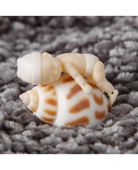 1" DIY Micro Realistic Body Silicone Doll Small Reborn Baby Dolls Silicone Full Body $62.24 Dolls