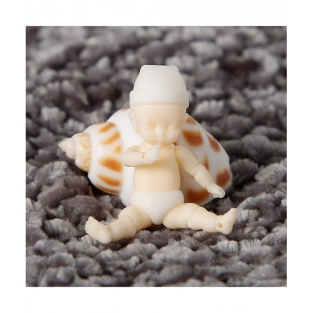 1" DIY Micro Realistic Body Silicone Doll Small Reborn Baby Dolls Silicone Full Body $62.24 Dolls