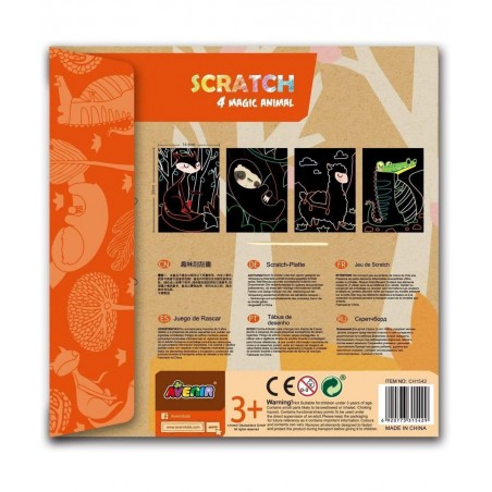Scratch Art - 4 Magic Animals $24.18 Kids' Drawing & Writing Boards