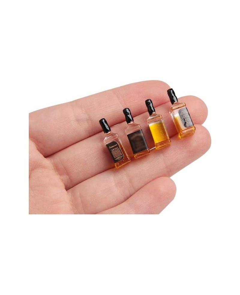 4Pcs Whiskey Wine Bottle Model 1/6 Scale Action Scene Accessories for 12" Figure Miniature Accessory $15.12 Action Figures