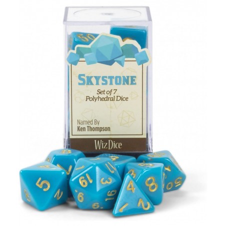 Series III - Polyhedral Dice Set for Tabletop RPG Adventure Games with a Dice Box - DND Dice Set Suitable for Dungeons and Dr...