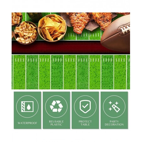 52 Pcs 3D Football Table Centerpiece Football Party Decorations Football Player Silhouette Centerpieces Football Field Tablec...