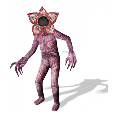 Demogorgon Costume for Kids Halloween Scary Cosplay Flower Monster Jumpsuit Dress Up $32.81 Kids' Costumes