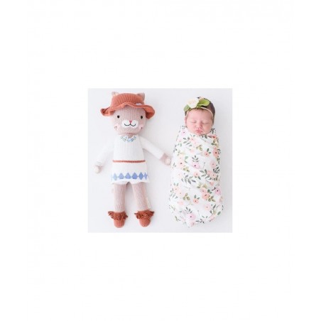 Chelsea The Cat Little 13" Hand-Knit Doll – 1 Doll - 10 Meals Fair Trade Heirloom Quality Handcrafted in Peru 100% Cotton Yar...