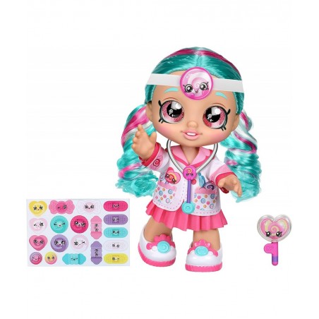 Fun Time 10 Inch Doll Dr Cindy Pops with Stethoscope and Shopkins Inspired Lollipop| Changeable Clothes and Removable Shoes |...