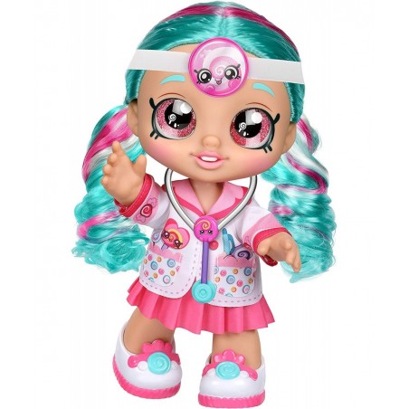 Fun Time 10 Inch Doll Dr Cindy Pops with Stethoscope and Shopkins Inspired Lollipop| Changeable Clothes and Removable Shoes |...