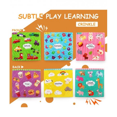 Magic Baby Tissue Box Toy Funny Sensory Toys for Toddlers Montessori Toys for Babies 6-12 Months Soft 6-9-12-24 Month Old Bab...