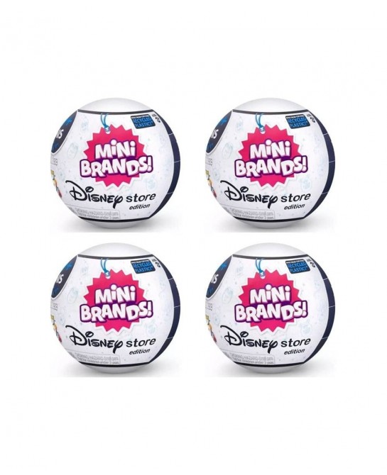 Mini Brands Disney Store Exclusive Series 1 Capsule Collectibles (4 Capsules) $43.26 Action Figures