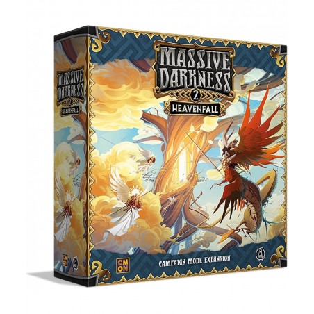Massive Darkness 2 Heavenfall Board Game Expansion | Tabletop Miniatures Game | Cooperative Strategy Game for Adults and Teen...