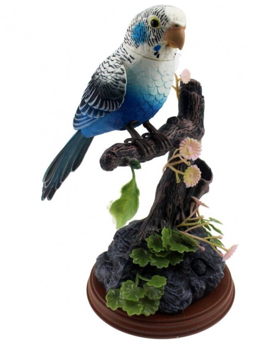 Eelctric Birds Talking Parrots Electronic Pets Office Home Decoration Recording & Playback Function Pen Holders Kids Toys (Si...