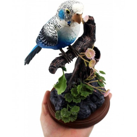 Eelctric Birds Talking Parrots Electronic Pets Office Home Decoration Recording & Playback Function Pen Holders Kids Toys (Si...