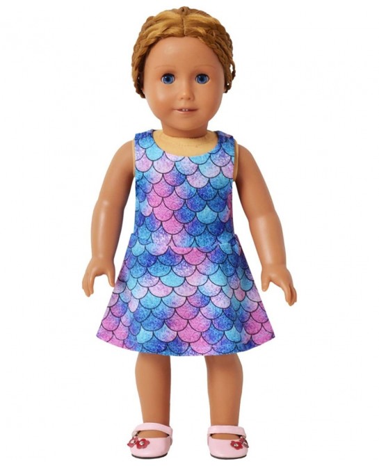 Jxstar Matching Girls & Doll Flower Dresses Sleeveless Summer 18" Dolls Clothes $47.55 Doll Accessories