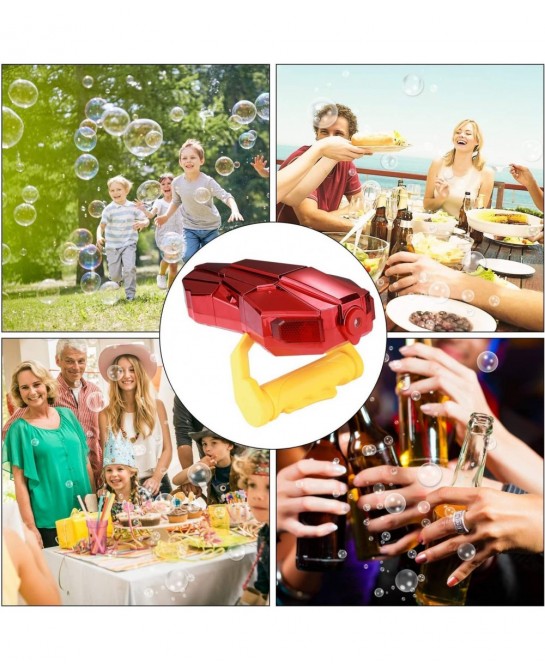 Handheld Bubble Machine with Light Automatic LED Bubble Blower Bubble Maker More Than 2000 Bubbles Per Minute Bubble Machine ...