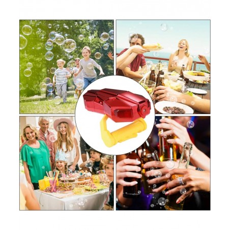 Handheld Bubble Machine with Light Automatic LED Bubble Blower Bubble Maker More Than 2000 Bubbles Per Minute Bubble Machine ...