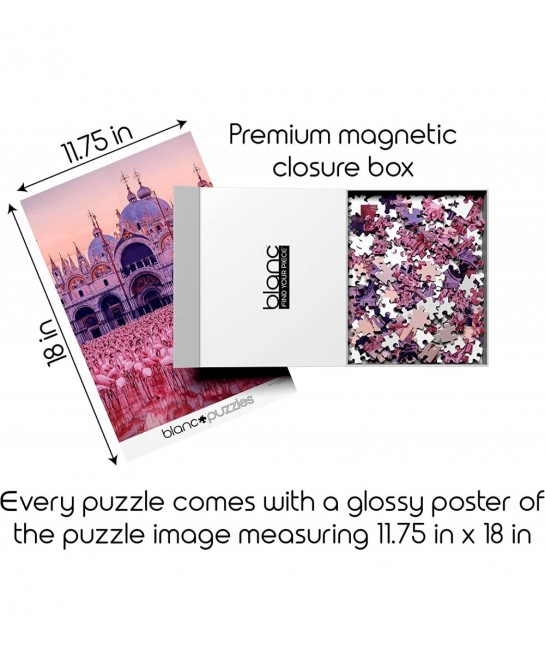 Buffalo Games - - Pink Flamingo Palace - 500 Piece Jigsaw Puzzle $22.00 Jigsaw Puzzles