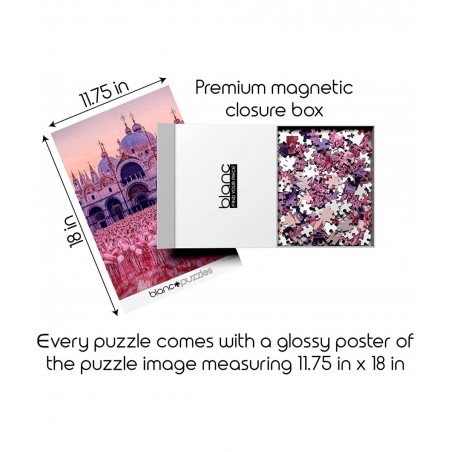 Buffalo Games - - Pink Flamingo Palace - 500 Piece Jigsaw Puzzle $22.00 Jigsaw Puzzles