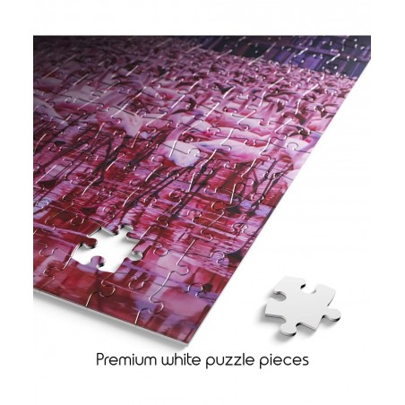 Buffalo Games - - Pink Flamingo Palace - 500 Piece Jigsaw Puzzle $22.00 Jigsaw Puzzles