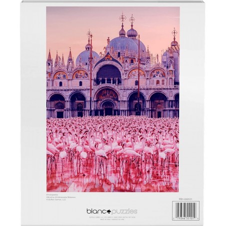 Buffalo Games - - Pink Flamingo Palace - 500 Piece Jigsaw Puzzle $22.00 Jigsaw Puzzles