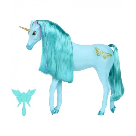 MGA's Dream Ella Unicorn - Ocean | Teal Unicorn for Fashion Dolls Blue $22.96 Dolls