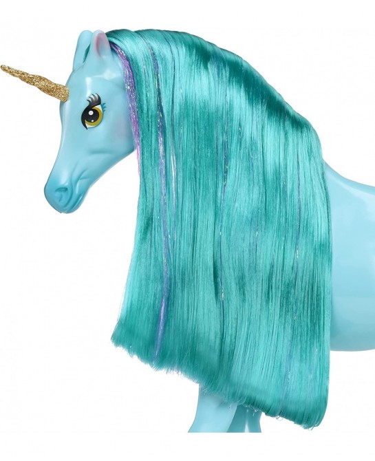 MGA's Dream Ella Unicorn - Ocean | Teal Unicorn for Fashion Dolls Blue $22.96 Dolls