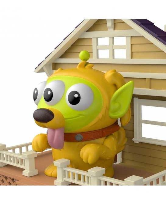 Pixar Alien Remix Carl Fredricksen & Dug 2 Figures & House Disney Plus Pixar Toy Story & Dug Days Mashup Movie Character Auth...