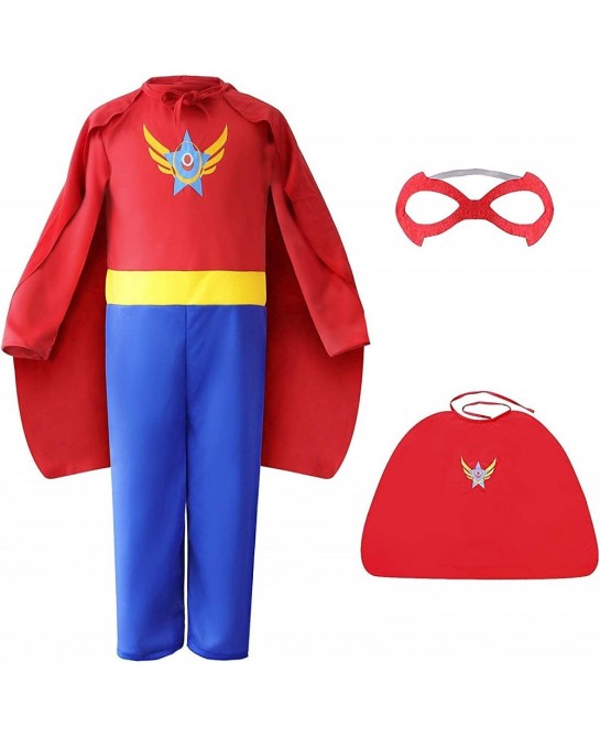 Boys Dress up Trunk Costumes Set Kids Dress up Clothes Set Boys Role Play Costume Superman Astronaut Footballer Costume for C...