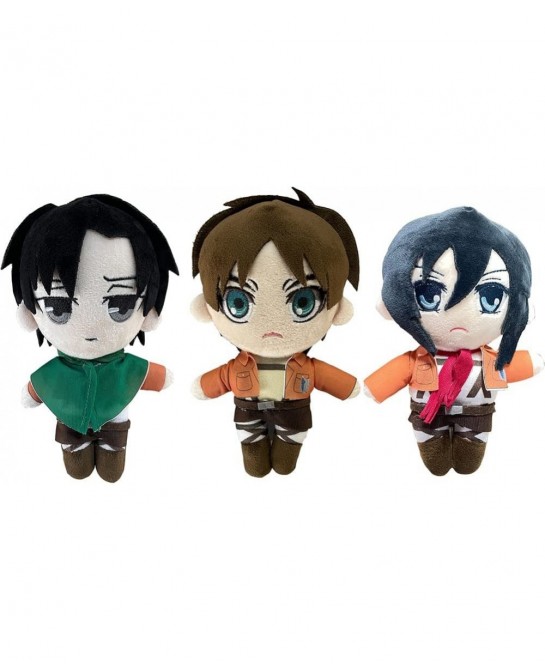 Mikasa Plush Toy Doll Anime Cartoon Soft Stuffed Doll Plush Pillow Toy Plushies Figure Stuffed Throw Pillow Sofa Chair Decor ...