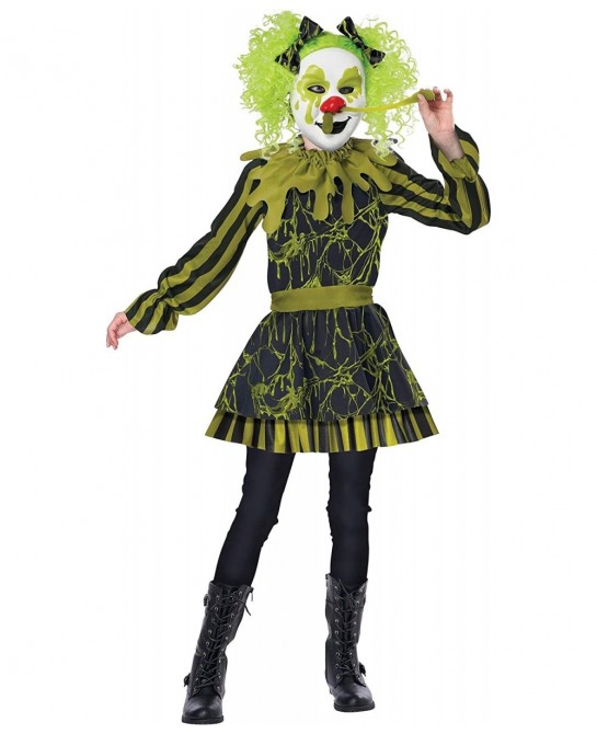 Snots Of Fun Clown Costume for Girls $42.52 Kids' Costumes