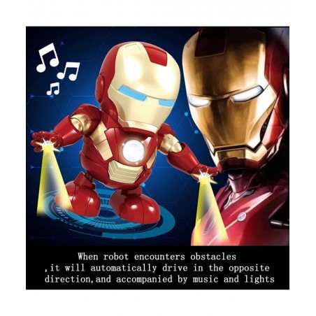 Dancing Robot Toys 3 4 5 6 7 8 Year Old Interactive Electric Toys for Kids with Flashing Lights & Music Walking Dancing Toy B...