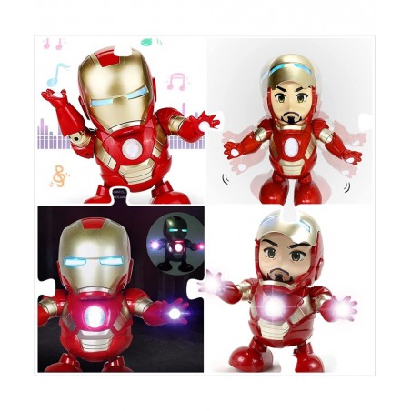 Dancing Robot Toys 3 4 5 6 7 8 Year Old Interactive Electric Toys for Kids with Flashing Lights & Music Walking Dancing Toy B...