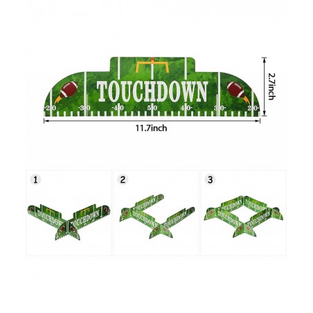Football Paper Lantern Table Centerpiece Decoration Set Soccerball Game Lantern with Stand Pieces for Sports Game Football Ki...