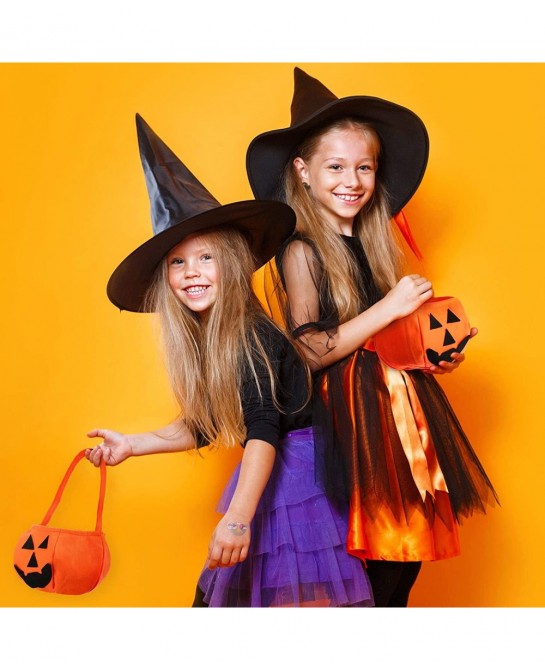 Kids Ghost Halloween Costume with Halloween White Ghost Cloak and Candy Bag Ghost for Kids Toddlers Multicolor $31.04 Kids' C...