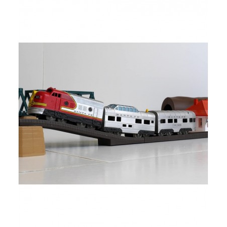 1950 Santa Fe Super Chief F7 EMD Battery Operated Train Set $93.99 Toy Vehicle Playsets
