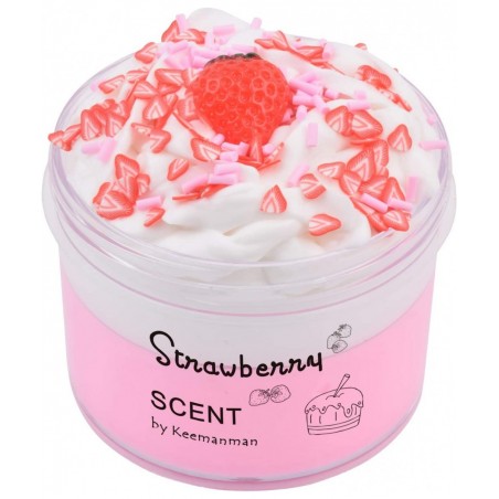 Strawberry Butter Slime Scented DIY Slime Supplies Kit for Girls and Boys Stress Relief Toy for Kids Education Party Favor Gi...